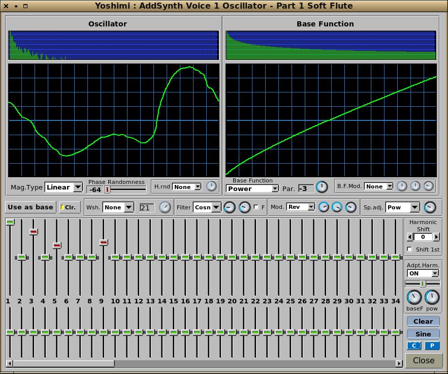 Waveform window